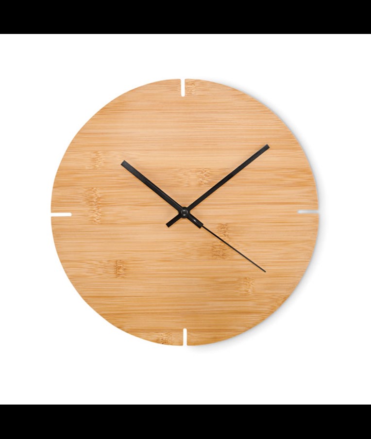 ESFERE - RELOJ REDONDO PARED DE BAMBÚ