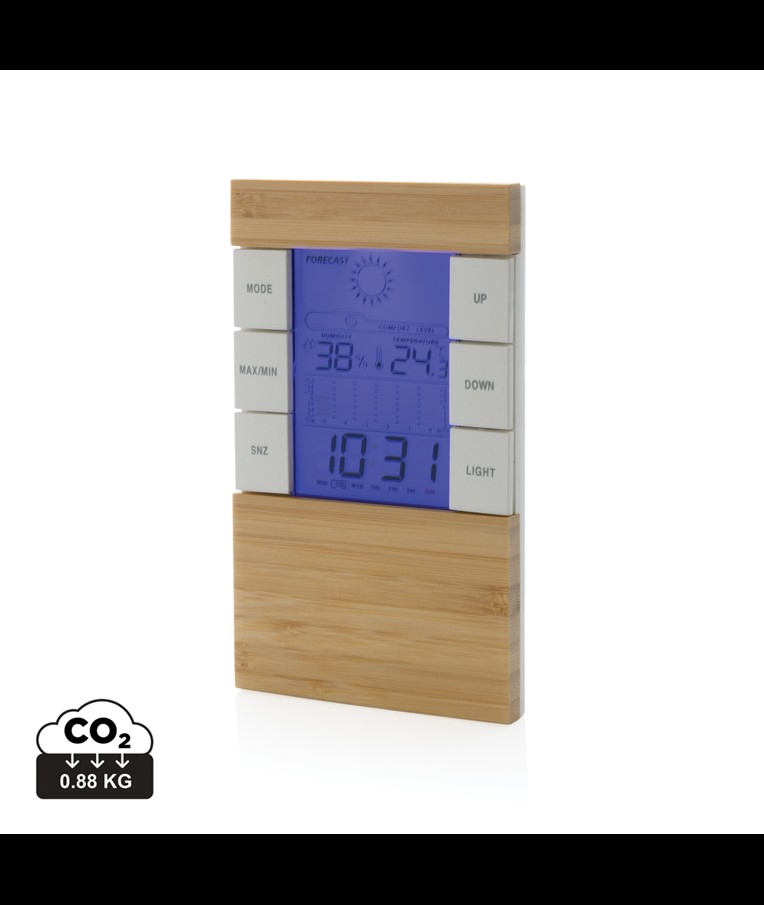 ESTACIÓN METEOROLÓGICA DE BAMBÚ UTAH RCS RPLASTIC Y FSC®