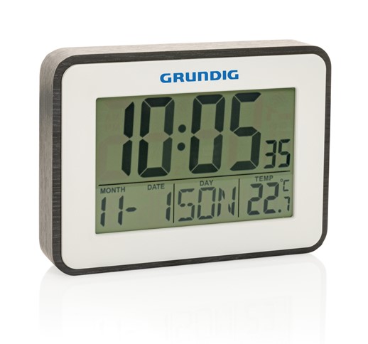 ESTACIÓN METEOROLÓGICA GRUNDIG CON ALARMA Y CALENDARIO