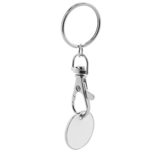 EUROMARKET TROLLEY COIN KEYRING