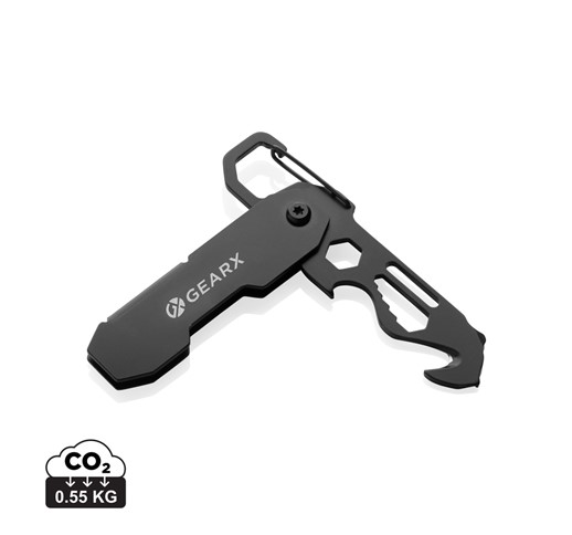 FALTBARES EDC-TOOL MIT KARABINER UND CUTTER