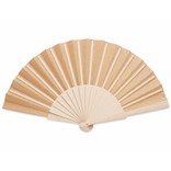 FANNY CORK - ABANICO MADERA Y TEJIDO CORCHO