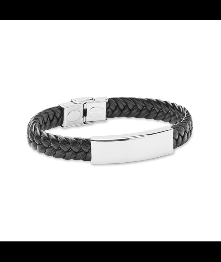 FAULET - BRACELET TRESSÉ EN SIMILI CUIR