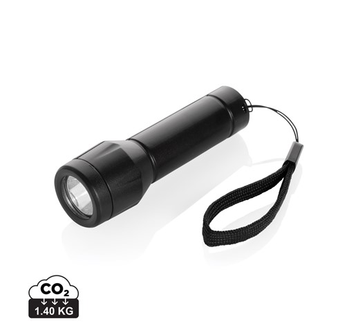 FLARA USB-AUFLADBARE TASCHENLAMPE AUS RCS RECYCELTEM ABS