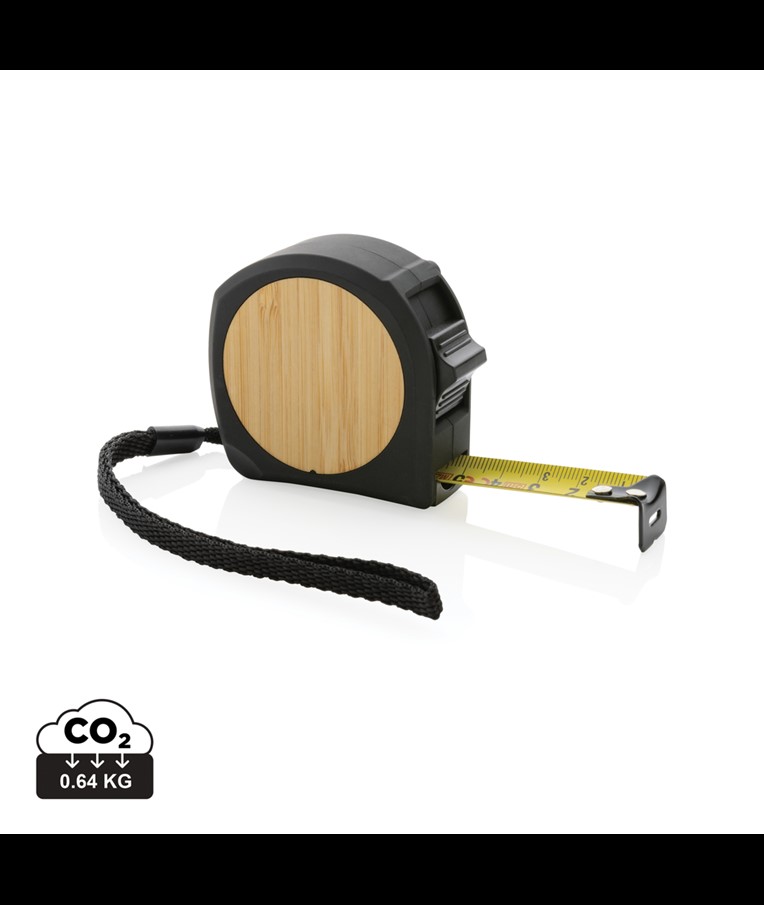 FLEXÓMETRO DE BAMBÚ DE PLÁSTICO RECICLADO RCS 5M/19MM