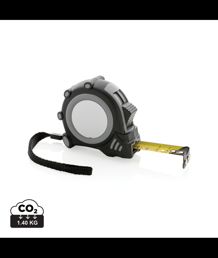 FLEXÓMETRO RCS DE PLÁSTICO RECICLADO GRIP 5M/19MM