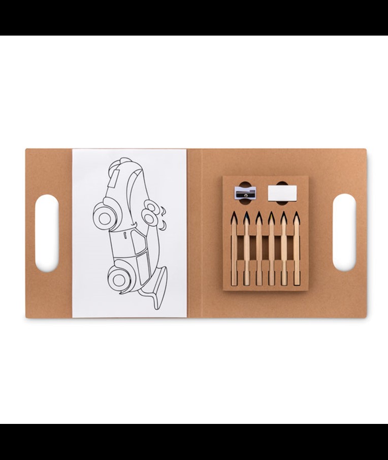 FOLDER2 GO - SET DE 6 LÁPICES PARA COLOREAR