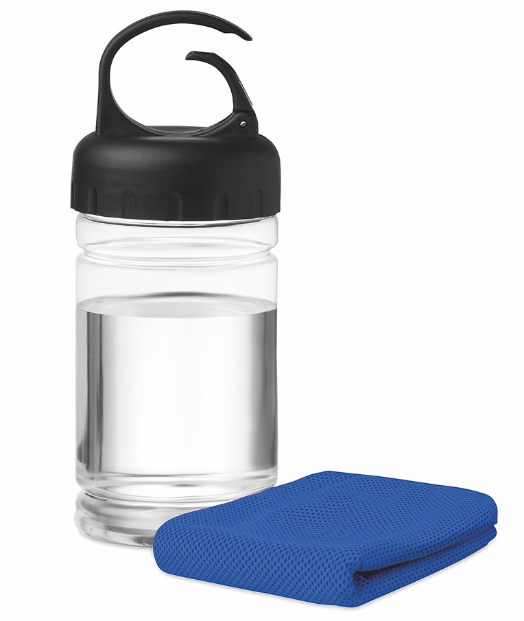 FRIS - BOTELLÍN DE PET CON TOALLA