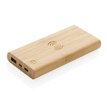 FSC® CERTIFICIRANI BAMBUSOV BEŽIČNI POWERBANK OD 8.000 MAH 5 W