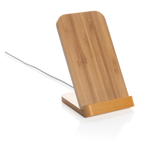 FSC®CERTIFIED BAMBOO 5W WIRELESS CHARGING STAND