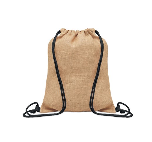 FUKURO-JUTE DRAWSTRING BAG