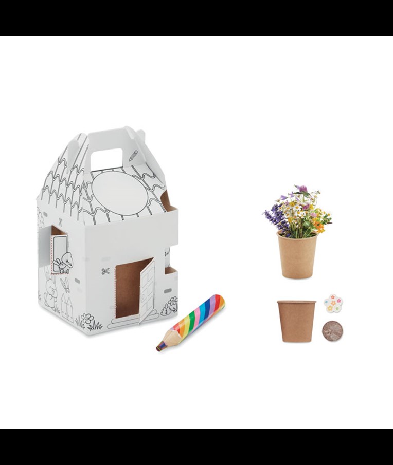 FULLHOUSE-SET DE CULTIVO DE SEMILLAS CON FORMA DE CASA