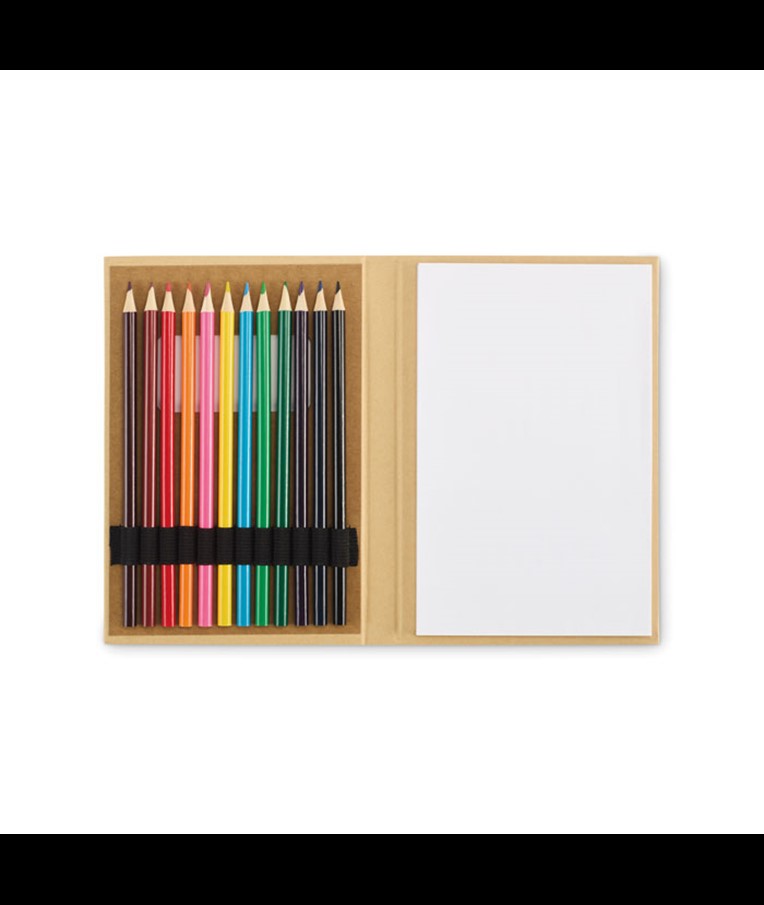 FUNSKETCH - MALSET MIT 12 BUNTSTIFTEN