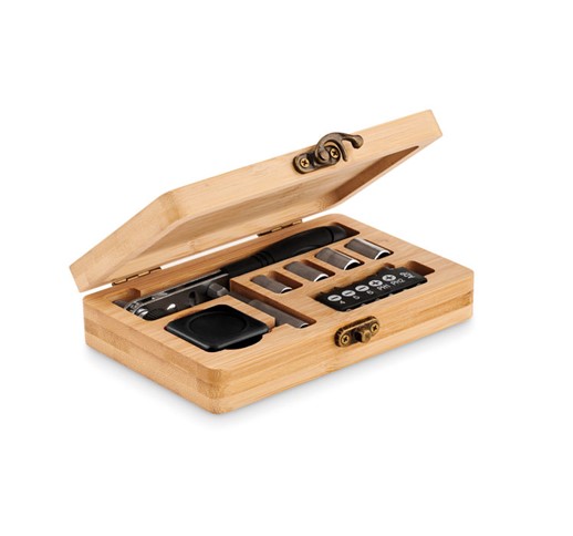 FUROBAM - 13 PIECE TOOL SET, BAMBOO CASE