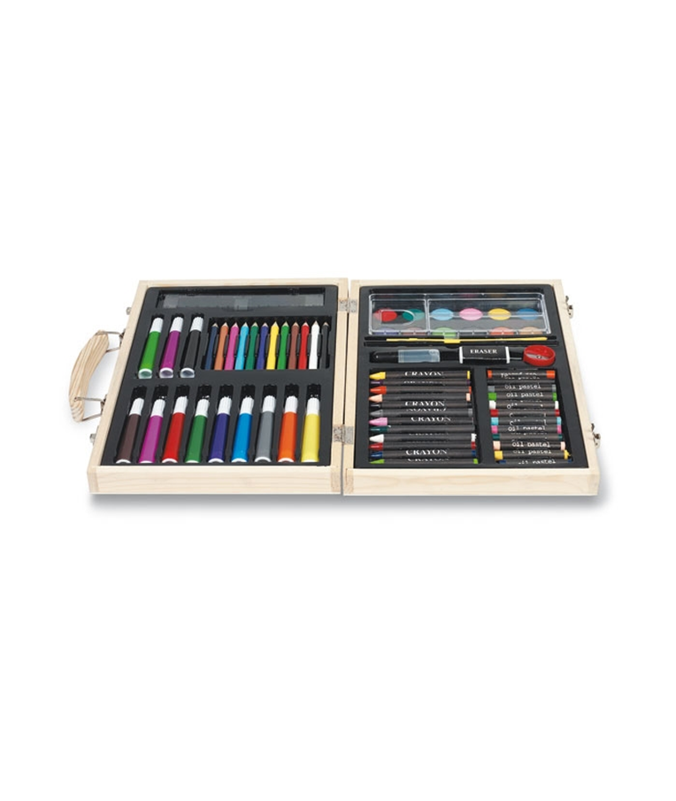 GENIO - SET PINTURAS EN CAJA DE MADERA