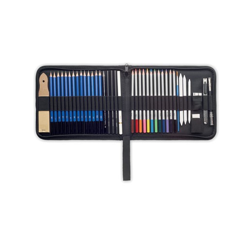 GENUINE-40 PIECE ART SET IN CASE