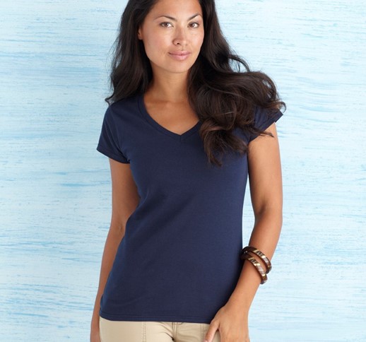 GILDAN SOFTSTYLE LADIES V-NECK T-SHIRT