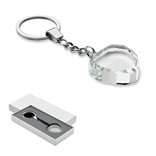 GLASS HEART AWARD KEY RING HEARTWARD