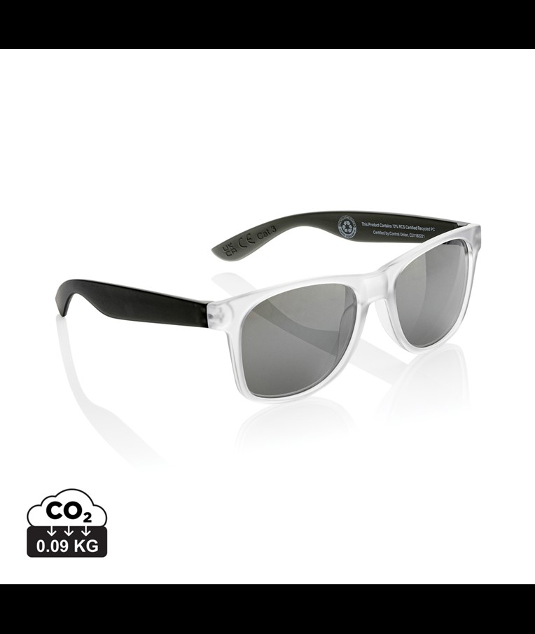 GLEAM SONNENBRILLE AUS RCS REC. PC MIT VERSPIEGELTEN GLÄSERN