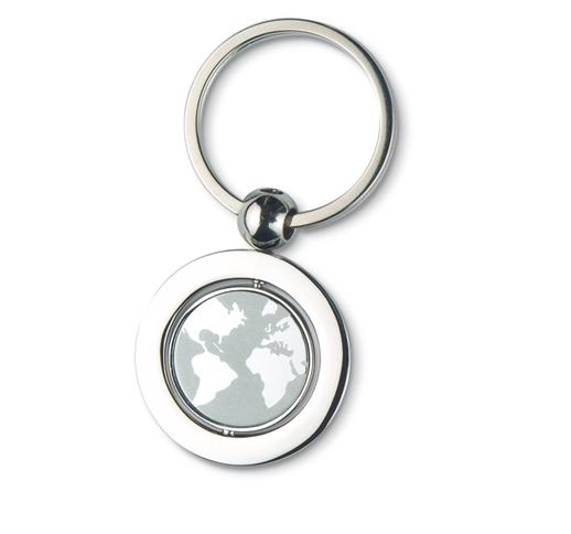 GLOBY - LLAVERO METAL FORMA MUNDO