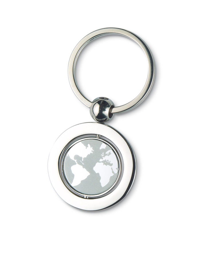GLOBY - LLAVERO METAL FORMA MUNDO