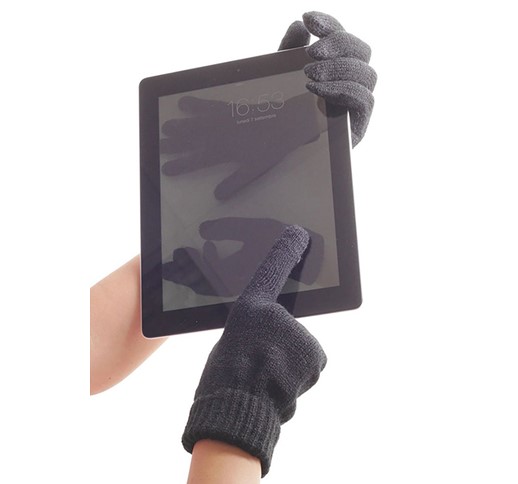 GLOVES TOUCH NAVY L/XL