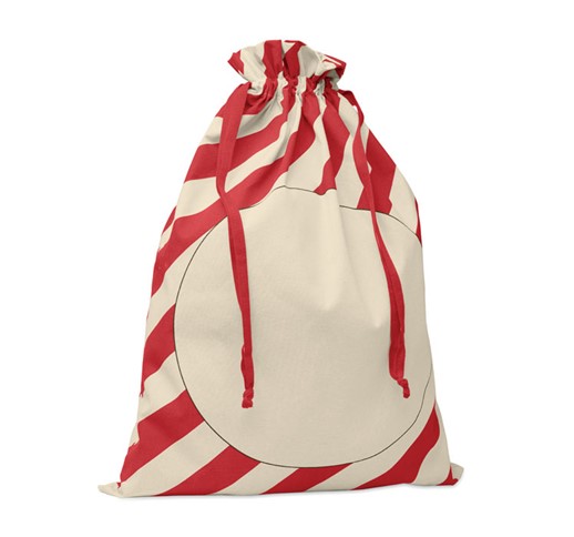 GRAND SAC EN COTON PÈRE NOËL LAUKKU