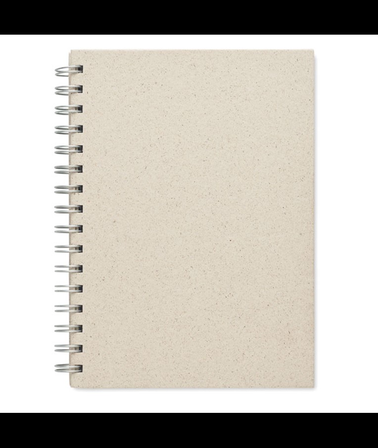 GRASS BOOK - LIBRETA ANILLAS A5 PAPEL HIERBA