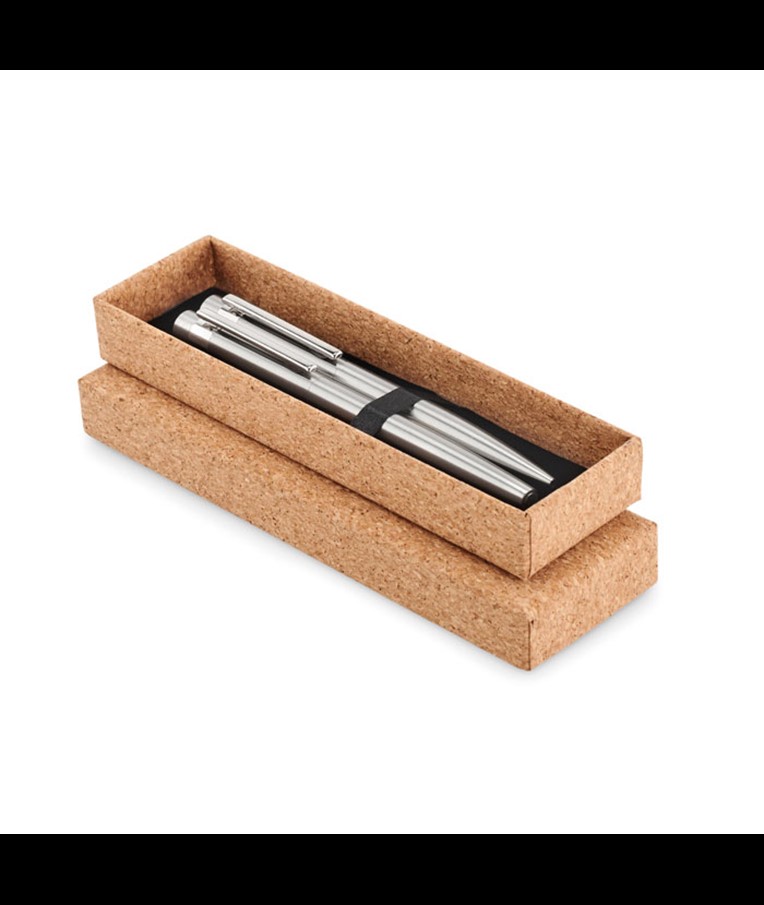 GRAZ SET - BOLÍGRAFO ACERO INOX RECICLADO