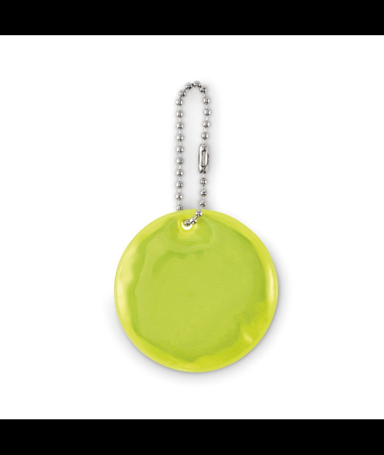 GRIN - ROUND REFLECTIVE KEYRING