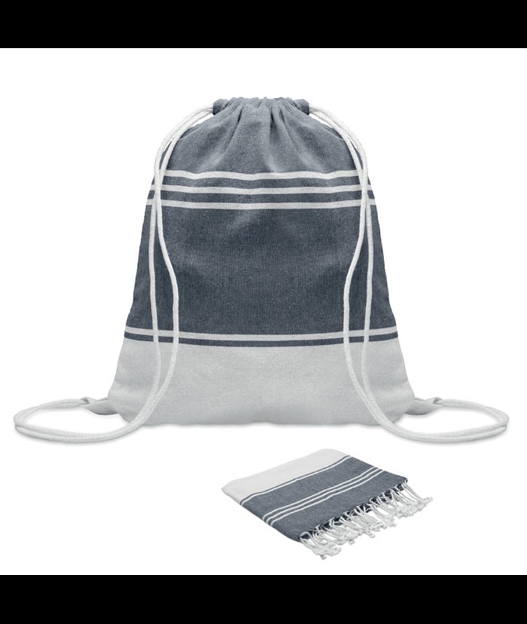 HAMMA - JUEGO DE TOALLAS DE HAMMAM CON CORDÓN