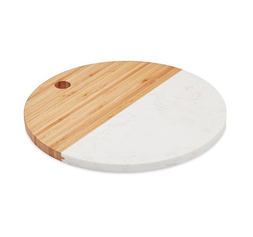 HANNSU - MARBLE/BAMBOO SERVING BOARD