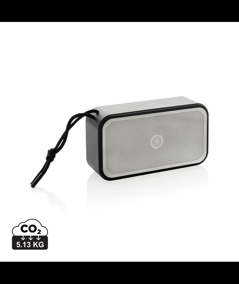 HAUT-PARLEUR DE BASSES 10 W SWISS PEAK RCS EN ALUMINIUM RECYCLÉ