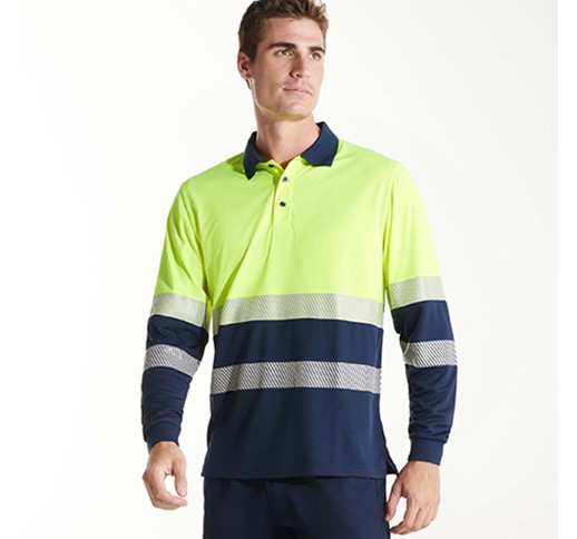 HI-VIZ VEGA POLO LS