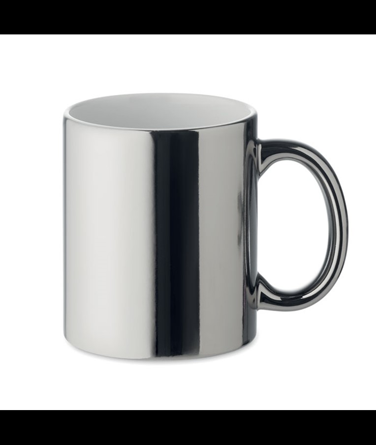 HOLLY - TAZA CERÁMICA METÁLICA 300 ML