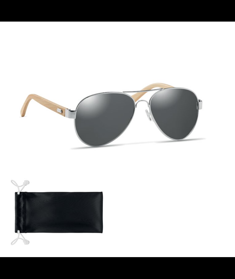 HONIARA - BAMBOO SUNGLASSES IN POUCH
