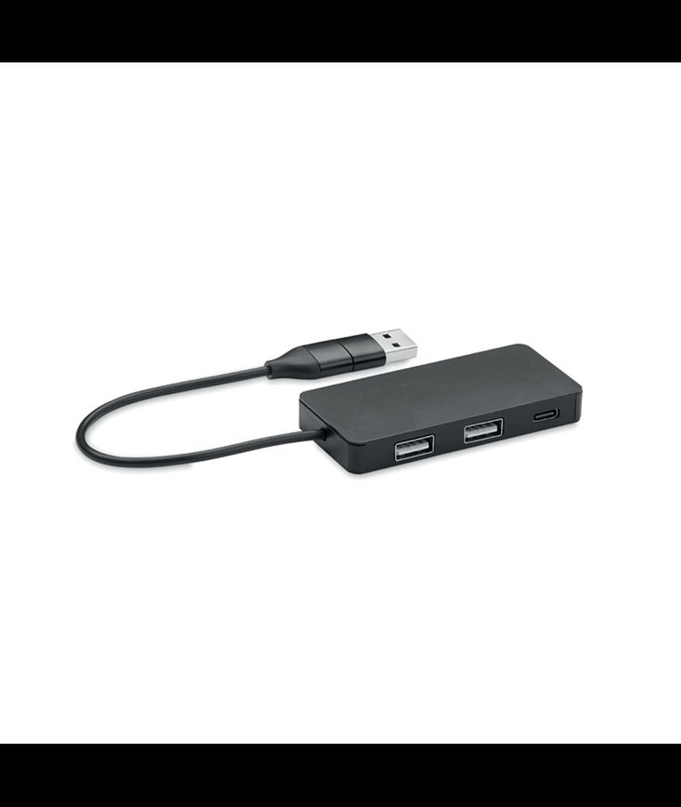 HUB-C-3 PRIKLJUČAK USB HUB S KABELOM OD 20 CM
