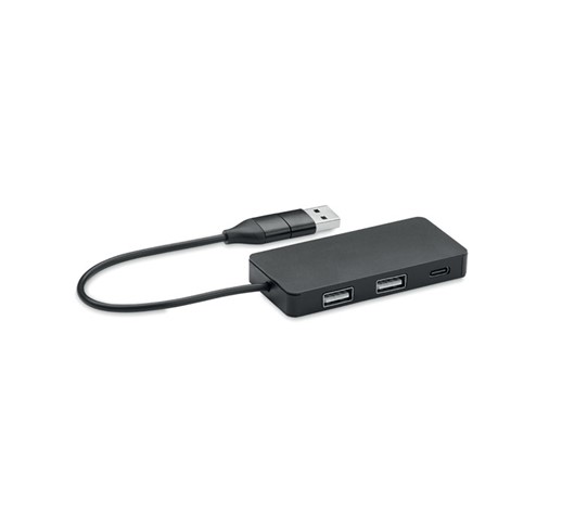HUB-C-3 USB HUB Z 20 CM KABLOM