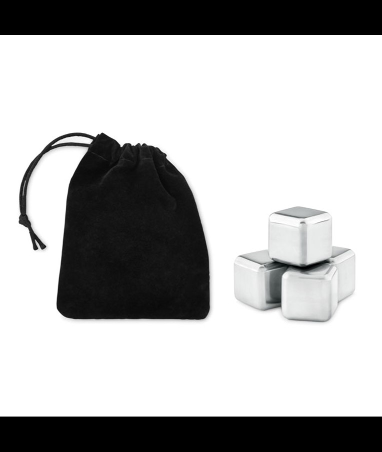 ICY - SET 4 CUBITOS HIELO EN FUNDA