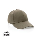 IMPACT 6 PANEL 280G RECYCLED COTTON CAP WITH AWARE™ TRACER