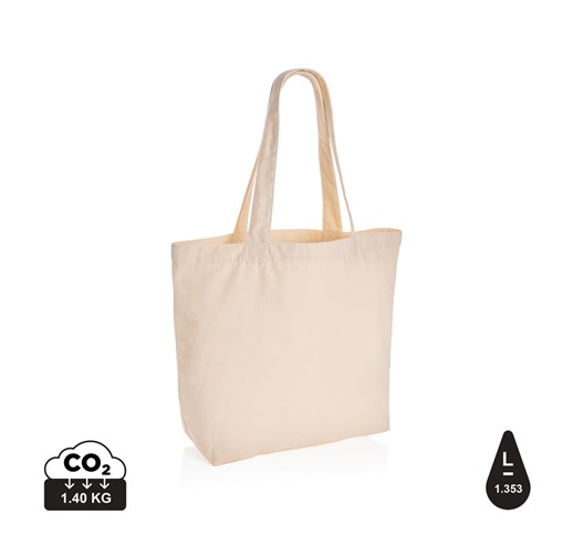 IMPACT AWARE™ 240G/M² RCCANVAS SHOPPER + TASCHE, UNGEFÄRBT