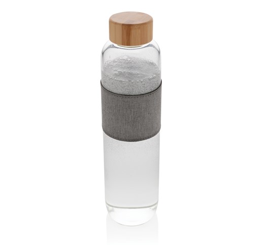 IMPACT BOROSILICATE GLASS BOTTLE WITH BAMBOO LID