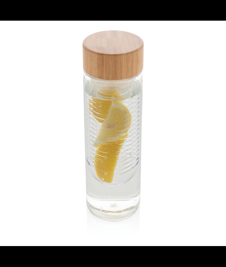 INFUSER BOTTLE WITH BAMBOO LID