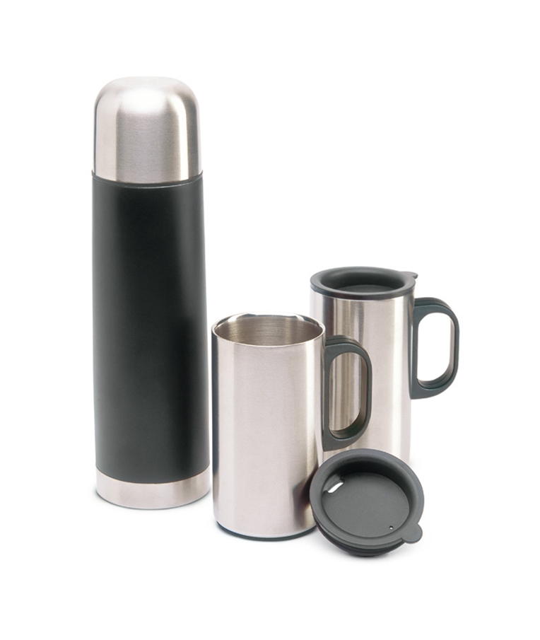 ISOSET - BOTELLA TERMO ACERO INOX