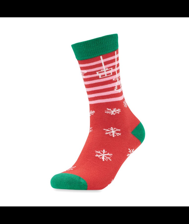 JOYFUL L - PAR DE CALCETINES DE NAVIDAD L