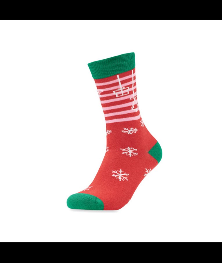 JOYFUL M - PAR DE CALCETINES DE NAVIDAD M