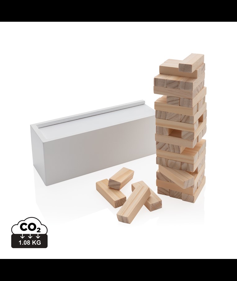 JUEGO APILAMIENTO DE BLOQUES DE MADERA DELUXE