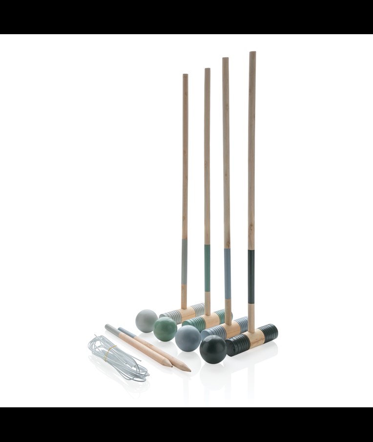 JUEGO CROQUET DE MADERA