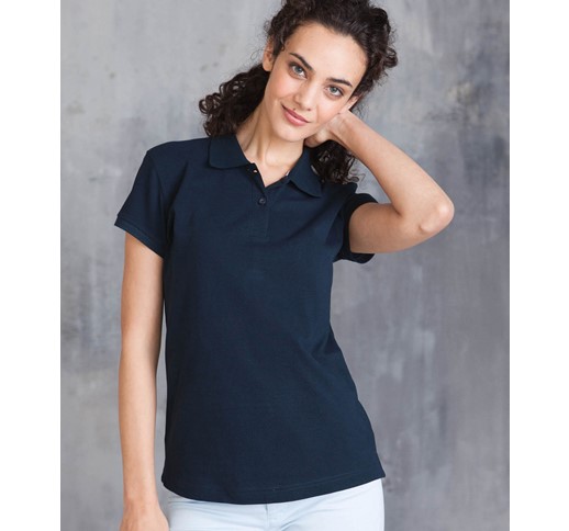 KARIBAN LADIES SHORT SLEEVE PIQUE POLO SHIRT