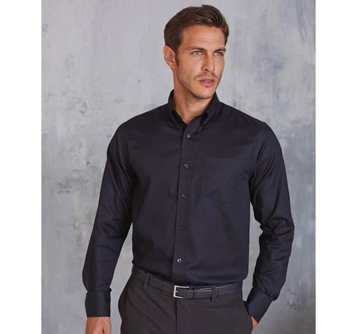 KARIBAN MENS LONG SLEEVE SUPREM NON IRON SHIRT